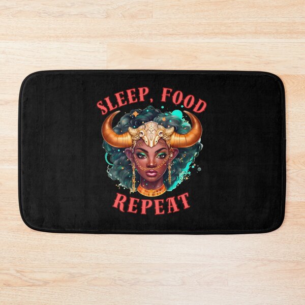 Item preview, Sleep, Food, Repeat. taurus astrology designed and sold by ZodiacWonders.