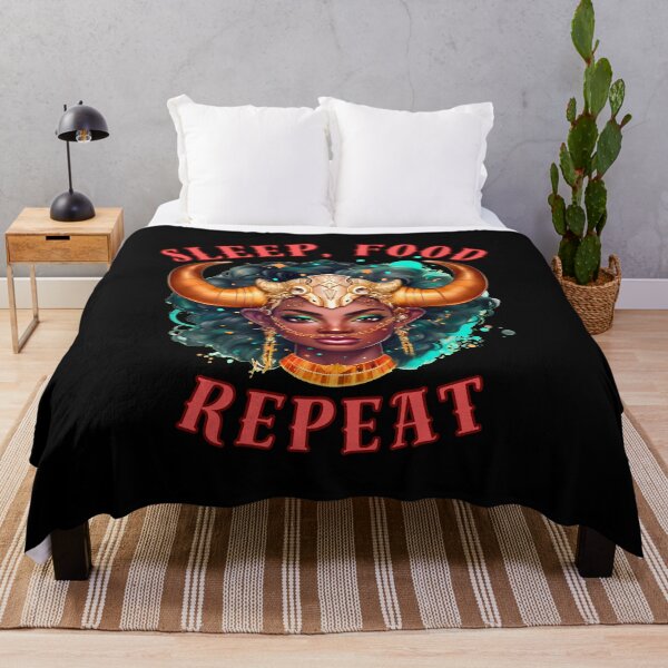 Item preview, Sleep, Food, Repeat. taurus astrology designed and sold by ZodiacWonders.