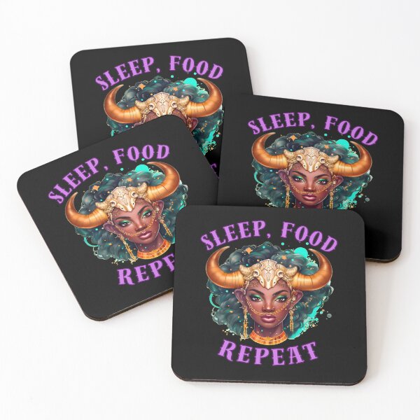 Item preview, Sleep, Food, Repeat. taurus zodiac sign designed and sold by ZodiacWonders.