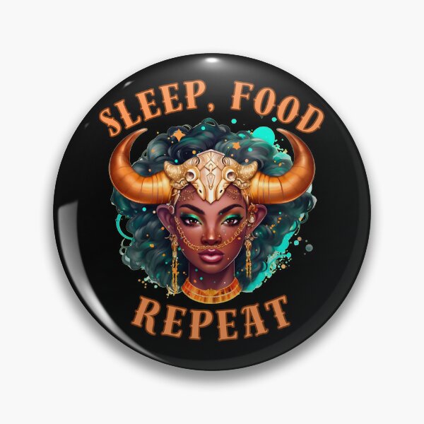 Item preview, Sleep, Food, Repeat. taurus constellation designed and sold by ZodiacWonders.