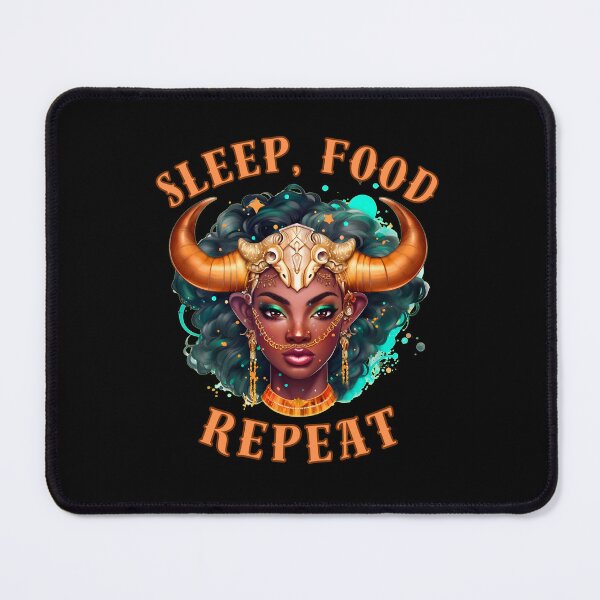 Item preview, Sleep, Food, Repeat. taurus constellation designed and sold by ZodiacWonders.