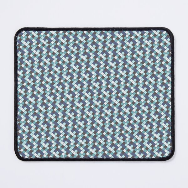 Item preview, Blue Square Green Repeating Seamless Continuous Pattern Design designed and sold by Alchemy-A-La-G.