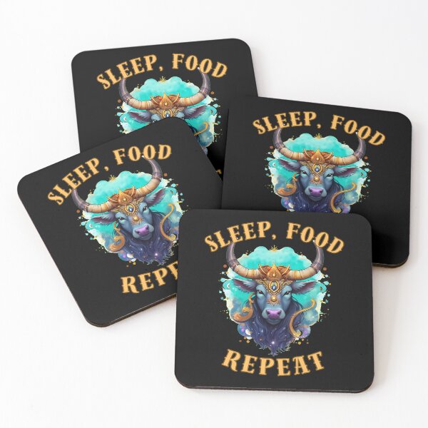 Item preview, Sleep, Food, Repeat. taurus april designed and sold by ZodiacWonders.
