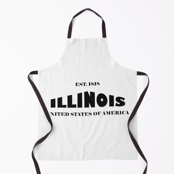 Item preview, Illinois Statehood Original TRI-U (Black on White) by Mistah Wilson designed and sold by The Street Sign Store.