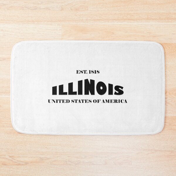 Item preview, Illinois Statehood Original TRI-U (Black on White) by Mistah Wilson designed and sold by The Street Sign Store.