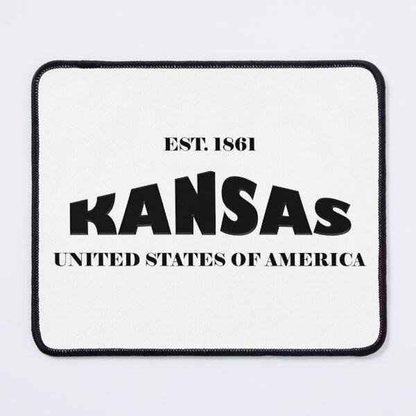 Item preview, Kansas Statehood Original TRI-U (Black on White) by Mistah Wilson designed and sold by The Street Sign Store.