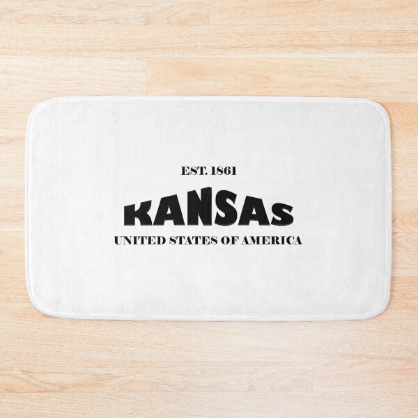 Item preview, Kansas Statehood Original TRI-U (Black on White) by Mistah Wilson designed and sold by The Street Sign Store.