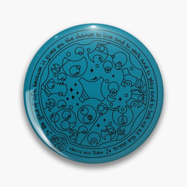 Item preview, Be Glad of Life - Circular Gallifreyan designed and sold by TimeLady's Closet.