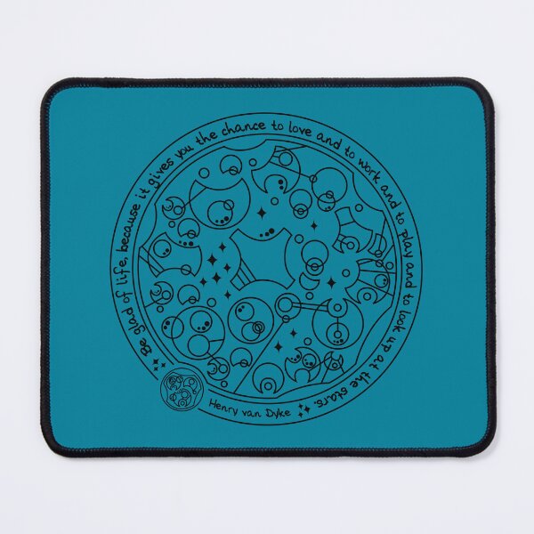 Item preview, Be Glad of Life - Circular Gallifreyan designed and sold by TimeLady's Closet.