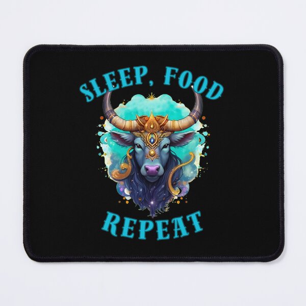 Item preview, Sleep, Food, Repeat. taurus astrological sign designed and sold by ZodiacWonders.