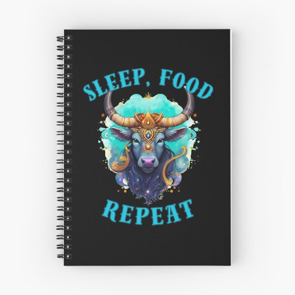 Item preview, Sleep, Food, Repeat. taurus astrological sign designed and sold by ZodiacWonders.