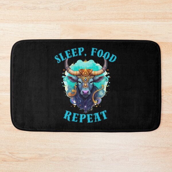 Item preview, Sleep, Food, Repeat. taurus astrological sign designed and sold by ZodiacWonders.