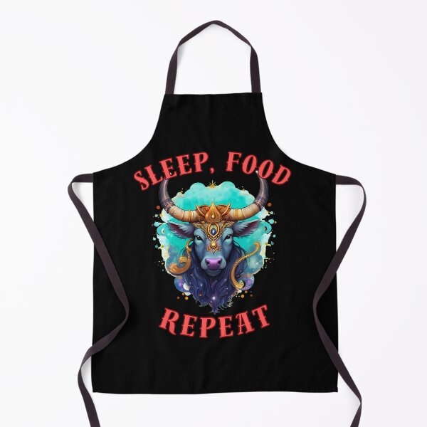 Item preview, Sleep, Food, Repeat. taurus star sign designed and sold by ZodiacWonders.