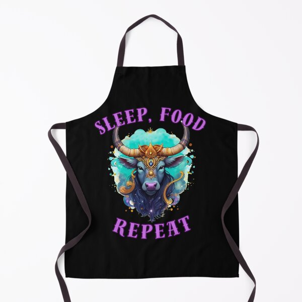 Item preview, Sleep, Food, Repeat. cute taurus designed and sold by ZodiacWonders.