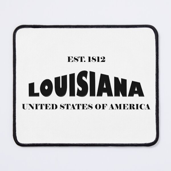 Item preview, Louisiana Statehood Original TRI-U (Black on White) by Mistah Wilson designed and sold by The Street Sign Store.