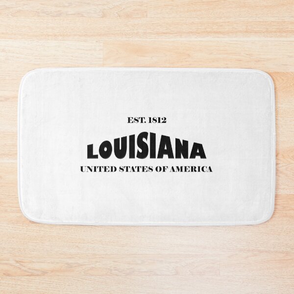 Item preview, Louisiana Statehood Original TRI-U (Black on White) by Mistah Wilson designed and sold by The Street Sign Store.
