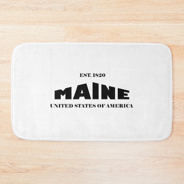 Item preview, Maine Statehood Original TRI-U (Black on White) by Mistah Wilson designed and sold by The Street Sign Store.