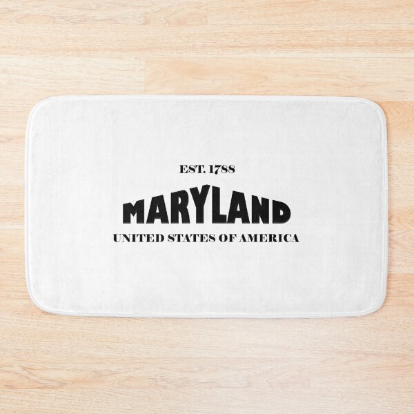Item preview, Maryland Statehood Original TRI-U (Black on White) by Mistah Wilson designed and sold by The Street Sign Store.