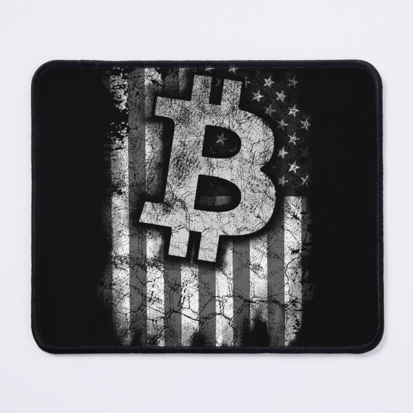 Item preview, Bitcoin Antique Grey Vintage American Flag Design designed and sold by vendorasbox.