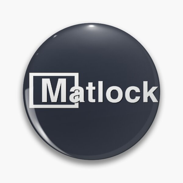 Item preview, Matlock logo designed and sold by MysteryBuff.