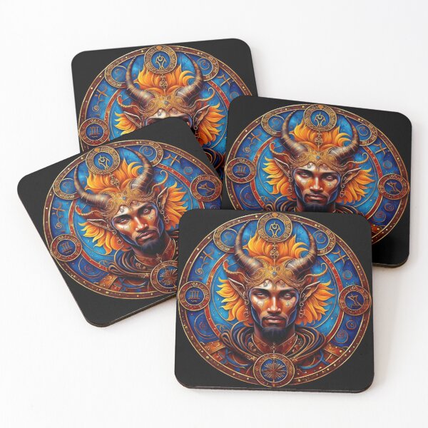 Item preview, Man with capricorn zodiac sign designed and sold by Visual Arts Dominika Cybuch.