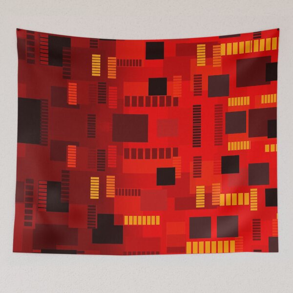 Item preview, Abstract Yellows and Reds  designed and sold by Andrew  Hitchen.