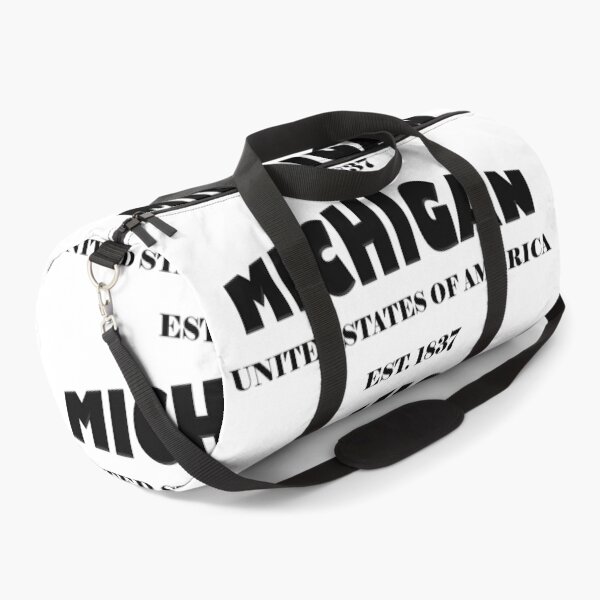 Item preview, Michigan Statehood Original TRI-U (Black on White) by Mistah Wilson designed and sold by The Street Sign Store.