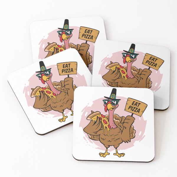 Item preview, Eat Pizza not Turkey Funny Vegetarian Costume  designed and sold by DrawHandArt.