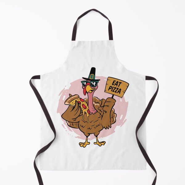 Item preview, Eat Pizza not Turkey Funny Vegetarian Costume  designed and sold by DrawHandArt.