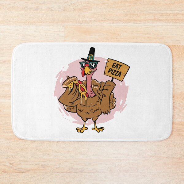 Item preview, Eat Pizza not Turkey Funny Vegetarian Costume  designed and sold by DrawHandArt.