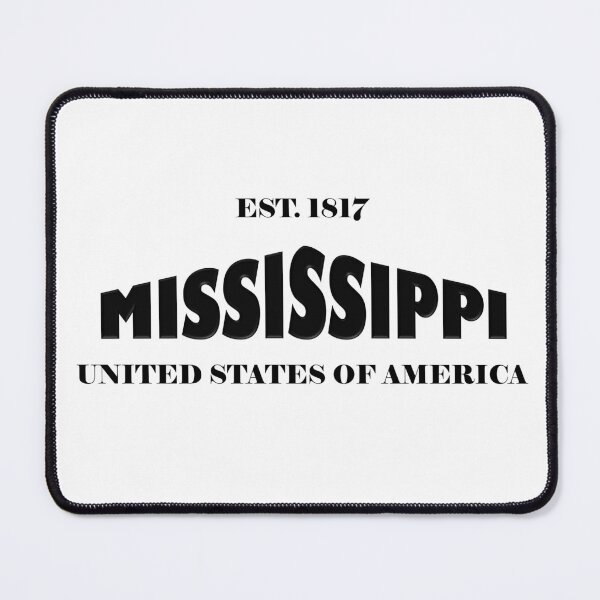 Item preview, Mississippi Statehood Original TRI-U (Black on White) by Mistah Wilson designed and sold by The Street Sign Store.