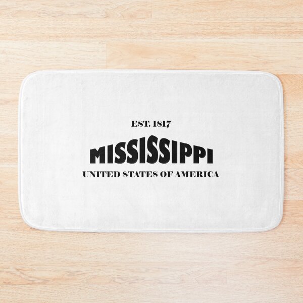 Item preview, Mississippi Statehood Original TRI-U (Black on White) by Mistah Wilson designed and sold by The Street Sign Store.