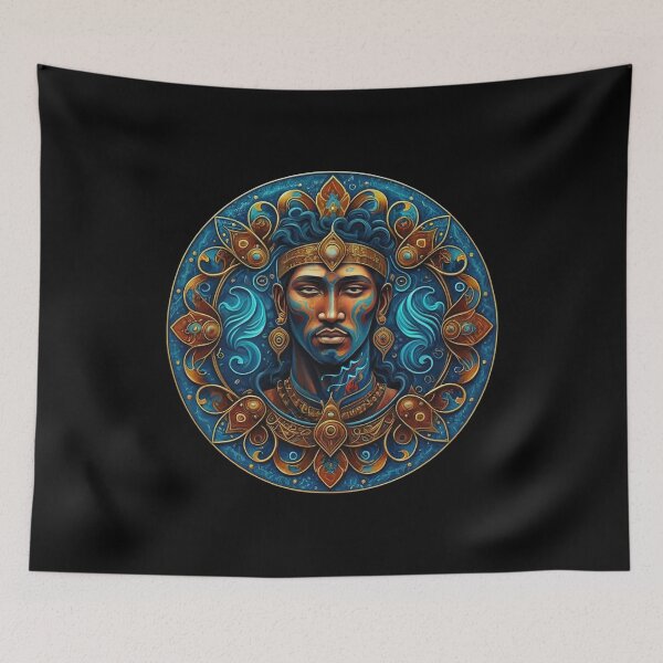 Item preview, Man with aquarius zodiac sign designed and sold by Visual Arts Dominika Cybuch.