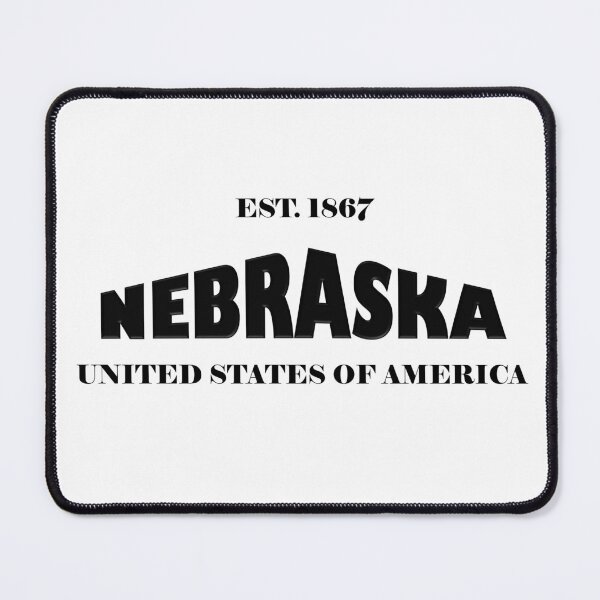 Item preview, Nebraska Statehood Original TRI-U (Black on White) by Mistah Wilson designed and sold by The Street Sign Store.