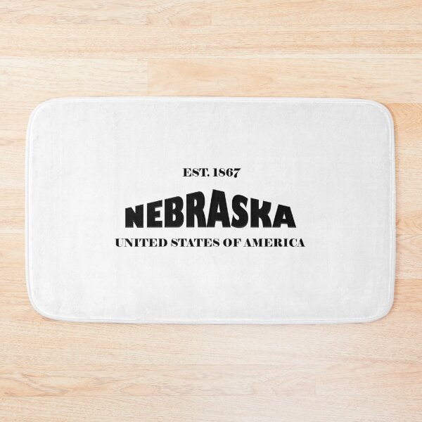 Item preview, Nebraska Statehood Original TRI-U (Black on White) by Mistah Wilson designed and sold by The Street Sign Store.
