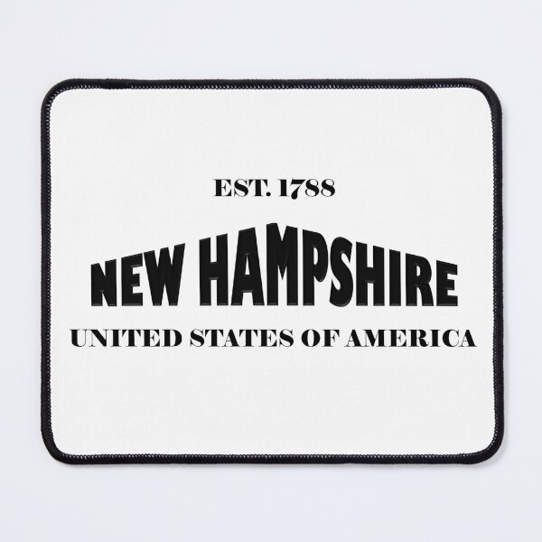 Item preview, New Hampshire Statehood Original TRI-U (Black on White) by Mistah Wilson designed and sold by The Street Sign Store.