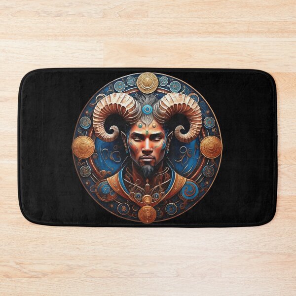 Item preview, Man with ram's horns designed and sold by Visual Arts Dominika Cybuch.