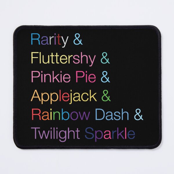 Item preview, Rarity & Fluttershy & Pinkie Pie & Applejack & Rainbow Dash & Twilight Sparkle designed and sold by suranyami.