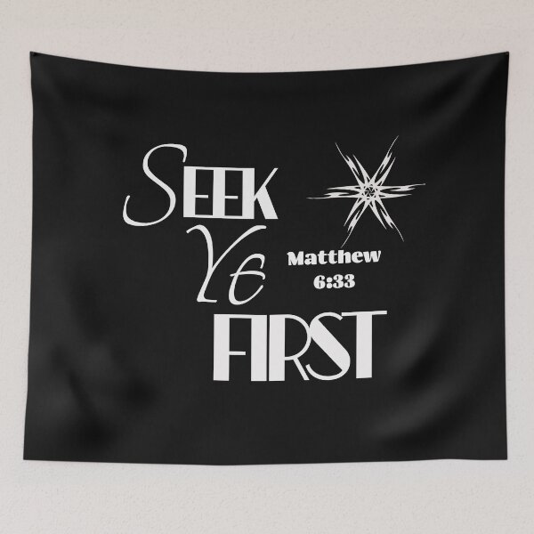 Item preview, Seek Ye First designed and sold by tellit24seven.