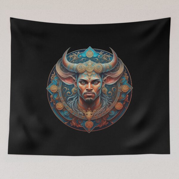 Item preview, Man with bull horns designed and sold by Visual Arts Dominika Cybuch.