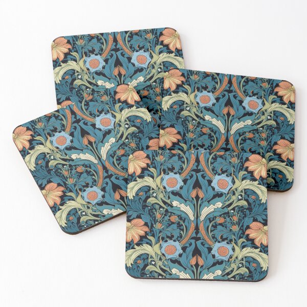 Item preview, Art Nouveau Styled Botanical Pattern with Orchids designed and sold by AgathaZolastore.