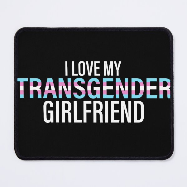 Item preview, I Love My Transgender Girlfriend Valentines Day Pride Graphic Shirt designed and sold by darkskydelights.