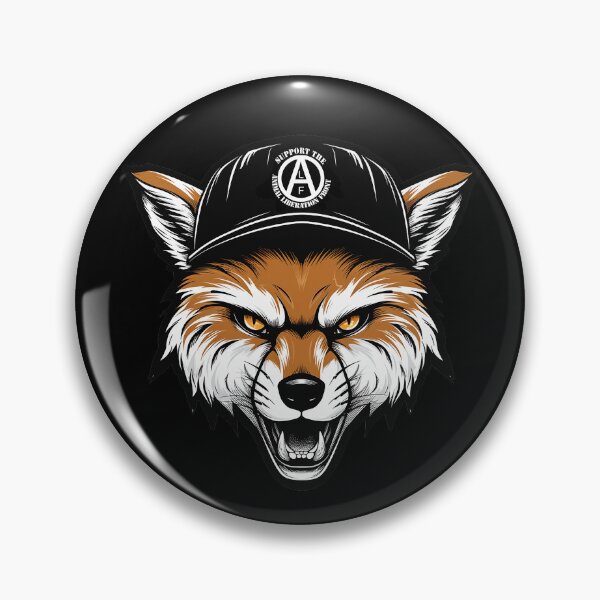 Item preview, Animal Liberation Front Vegan Hunt Sab Fox designed and sold by ResistNormality.