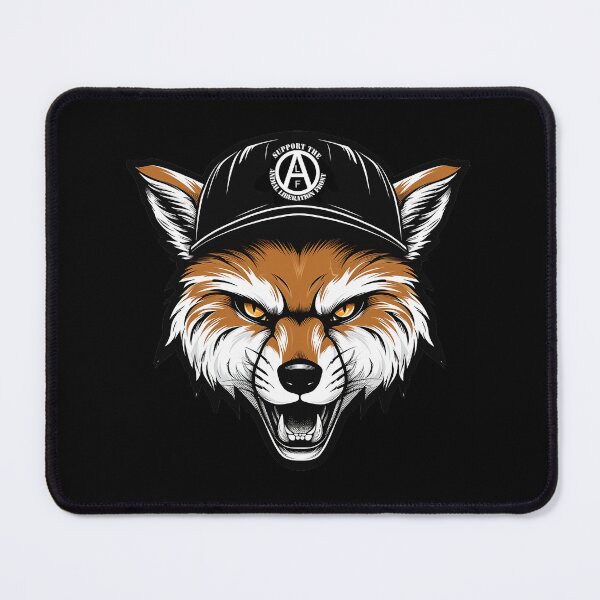 Item preview, Animal Liberation Front Vegan Hunt Sab Fox designed and sold by ResistNormality.