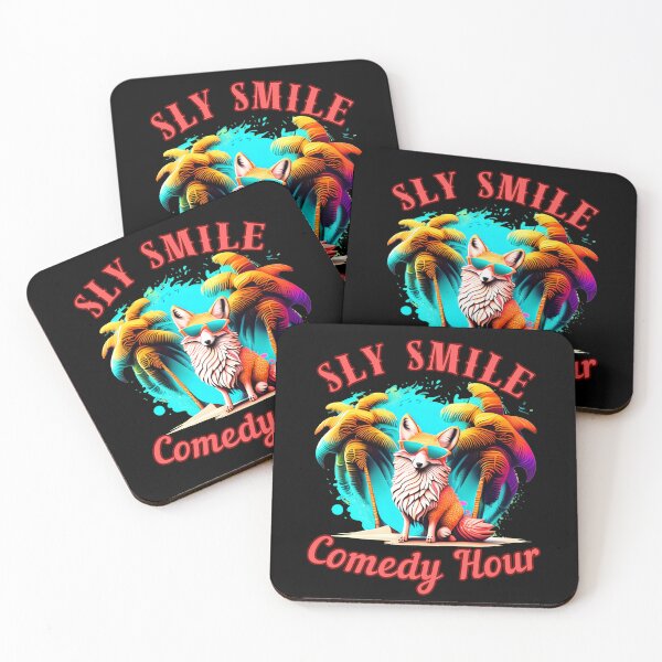 Item preview, Sly Smile Comedy Hour. retro fox designed and sold by FoxVibes.