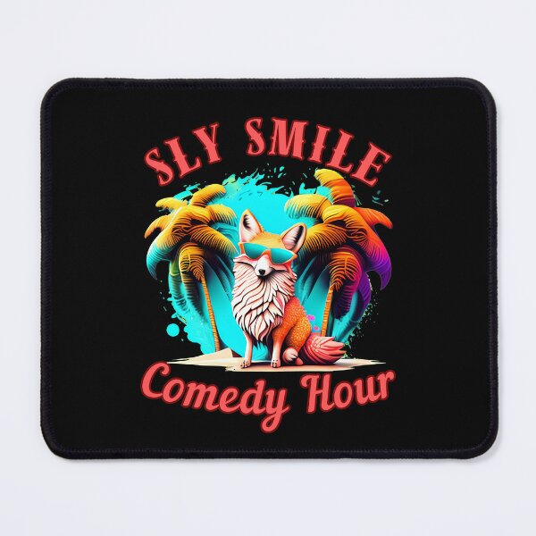 Item preview, Sly Smile Comedy Hour. retro fox designed and sold by FoxVibes.