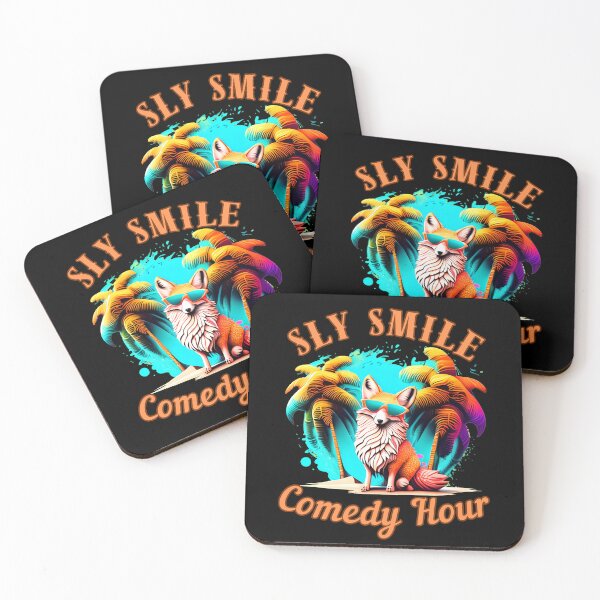 Item preview, Sly Smile Comedy Hour. fox watercolor designed and sold by FoxVibes.