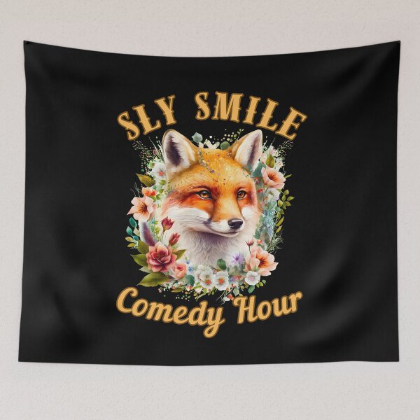 Artikelvorschau, Sly Smile Comedy Hour. Fuchsliebhaber entworfen und verkauft von FoxVibes.