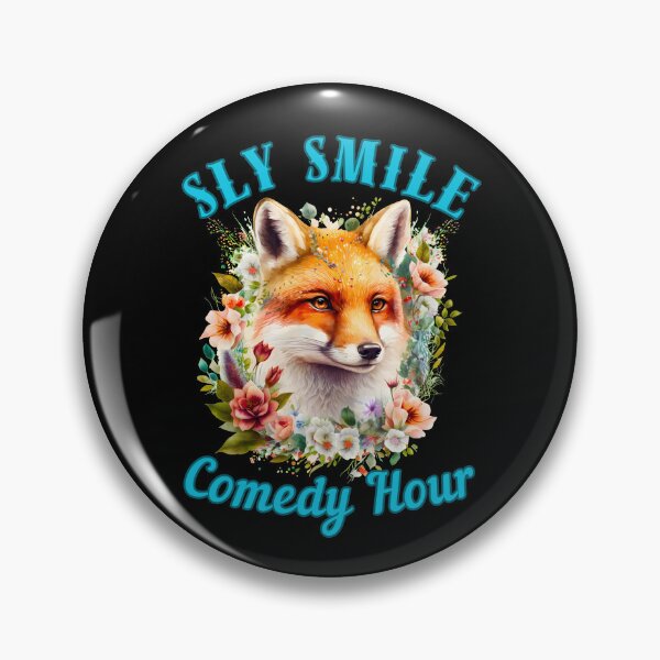 Item preview, Sly Smile Comedy Hour. fox face designed and sold by FoxVibes.