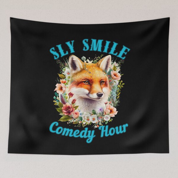 Artikelvorschau, Sly Smile Comedy Hour. Fuchsgesicht entworfen und verkauft von FoxVibes.